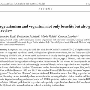 Vegetarianism and veganism: not only benefits but also gaps