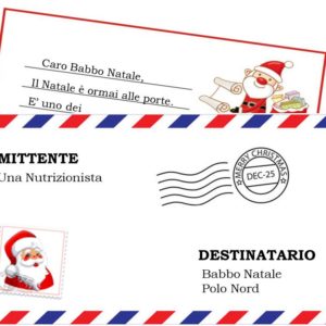 “Lettera di una Nutrizionista a Babbo Natale”