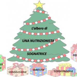 “L’albero di Natale di una nutrizionista sognatrice”