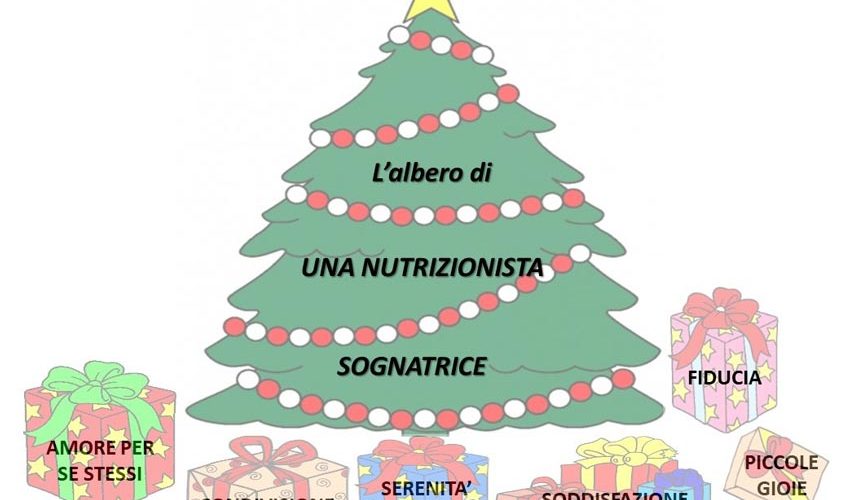 “L’albero di Natale di una nutrizionista sognatrice”